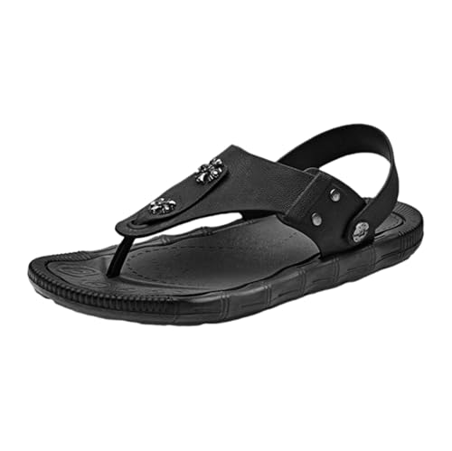 Atmungsaktive Sommer-Wandersandalen Mit Offener Zehenpartie Rutschfester Zehenpartie Und Fußgewölbeunterstützung Für Herren, Outdoor-Slipper Mit Weicher Sohle Und Einsatzmöglichkeiten(43 EU) von CLSQLXYJZC