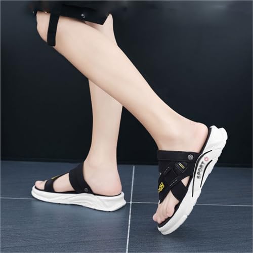 Sommer-Sandalen Mit Clip-Zehenpartie Und Verstellbarem Fersenriemen Für Strand Und Wandern Für Herren, Weiche Bequeme Rutschfeste Atmungsaktive Sandalen Zur Korrektur Von Ballenzehen(Gris,43 EU) von CLSQLXYJZC