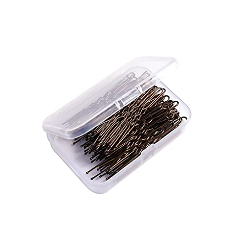 CLSSLVVBN 1 Set Fashion Für Bobby Pins Großer einfacher Stil U förmiger Knoten Metall unsichtbare mehrfarbige Accessoires Haarspangen für Frauen, Kaffee/150 Stk von CLSSLVVBN