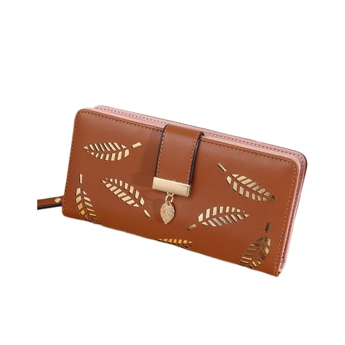 CLSSLVVBN Exquisite Handwerkskunst Handtasche mit großer Kapazität, glatter Reißverschluss, Geldbörsen für Damen, Damen Geldbörse, Kartenhalter, Münzgeldbörsen von CLSSLVVBN
