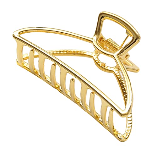 CLSSLVVBN Fashion Claw Clips Large Simple Style Portable Für Octopus Hair Pins Geometric Decor Ornaments Valentines Day Spangen für Frauen, Gold/Bogen von CLSSLVVBN