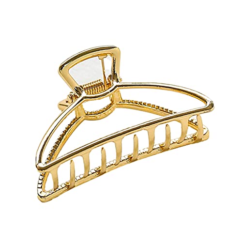 CLSSLVVBN Fashion Claw Clips Large Simple Style Portable Für Octopus Hair Pins Geometric Decor Ornaments Valentines Day Spangen für Frauen, KC Gold/Arc von CLSSLVVBN