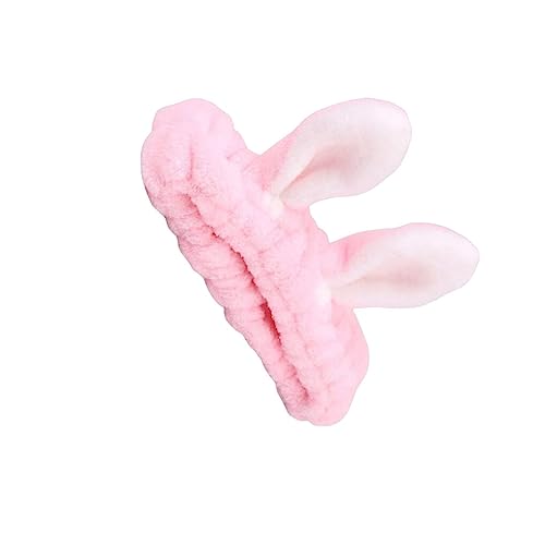 CLSSLVVBN Haarband, süßes Kosmetik Stirnband für Mädchen, Stirnbänder, Kopfbedeckung, Zubehör, Make up, Dusche, Gesichtswäsche für Frauen, Rosa von CLSSLVVBN