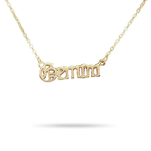 CLSSLVVBN Klassische Zwölf Sternzeichen Charm Konstellationen Freundschaftskette DIY Zarter Charm Anhänger für Liebhaber Festival Geschenke, Zwillinge Gold von CLSSLVVBN