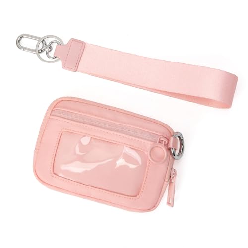 CLSSLVVBN Minimalist Zero Wallet Kartentasche Geschenkkarte inklusive für Reisegeschenk Minimalist Zero Wallet Polyester, Rosa von CLSSLVVBN