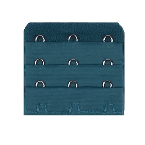 CLSSLVVBN Verlängerungsriemen BH Verlängerung Schnalle 3 Haken Büstenhalter Atmungsaktiv Praktisch Elastisch Mehrfarbige Knöpfe Gadgets 3 Reihen, dunkelgrün von CLSSLVVBN