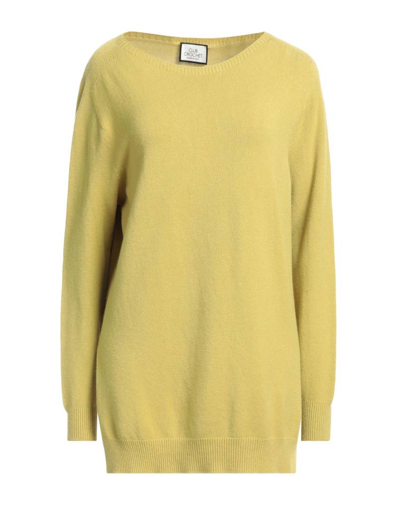 CLUB CROCHET Pullover Damen Limettengrün von CLUB CROCHET