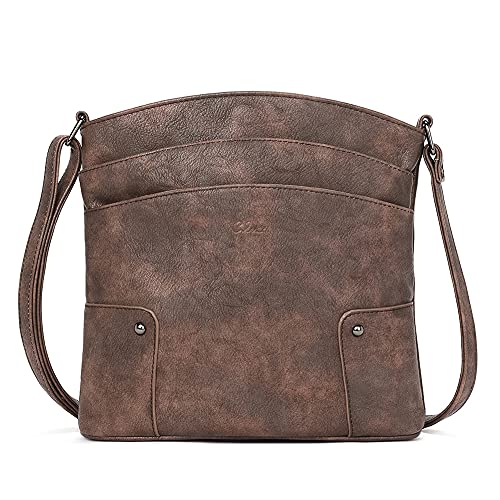 CLUCI Umhängetasche Damen Klein Crossbody Clutch Handytasche mit Geldbörse von CLUCI