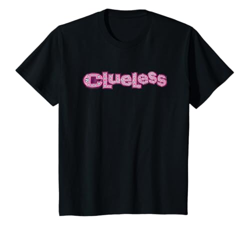 Clueless Diamant-Logo mit rosafarbenem Filmtext für Kinder T-Shirt von CLUELESS