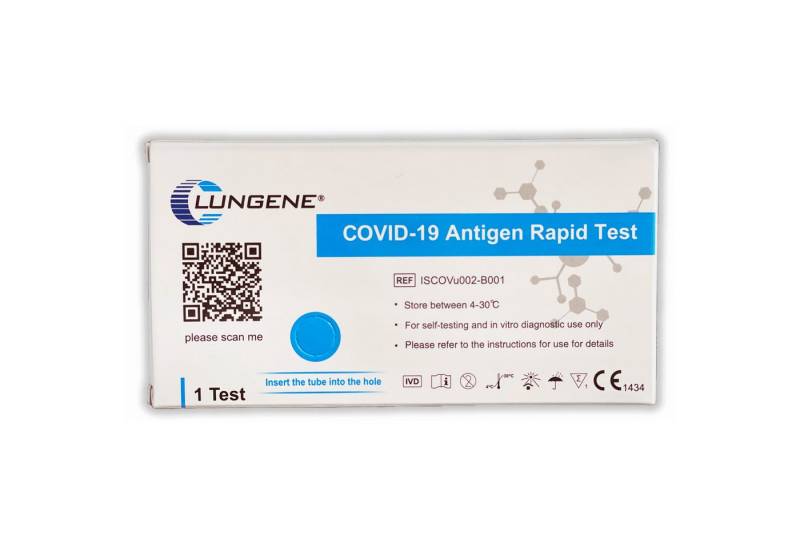 CLUNGENE PSA-Schnelltest Clungene® LAIEN 1er Antigen Test - COVID-19 Schnelltest (Nasal Swab) - von CLUNGENE