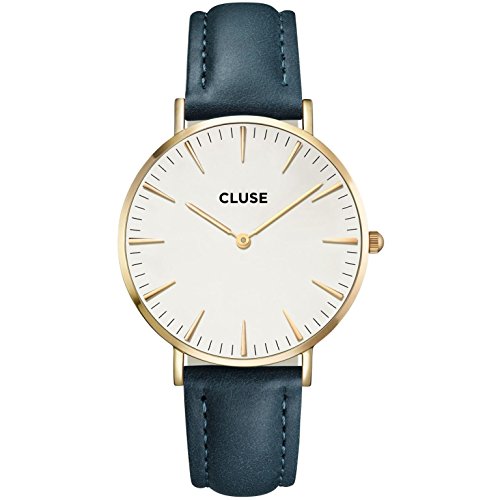 Cluse Damen Armbanduhr Analog Quarz Leder CL18416 von CLUSE