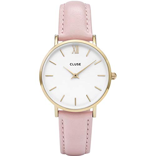 Cluse Damen-Armbanduhr Analog Quarz Leder CL30020 von CLUSE