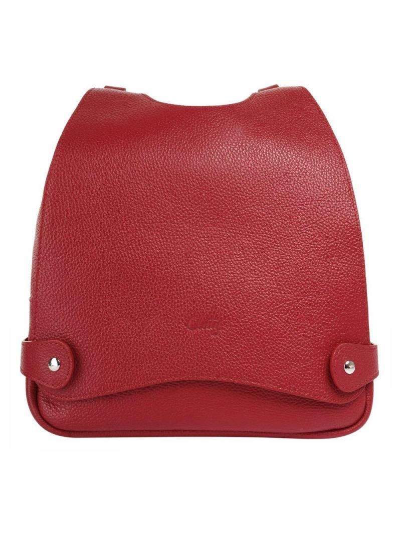 Cluty Rucksack Damen Leder, rot von CLUTY