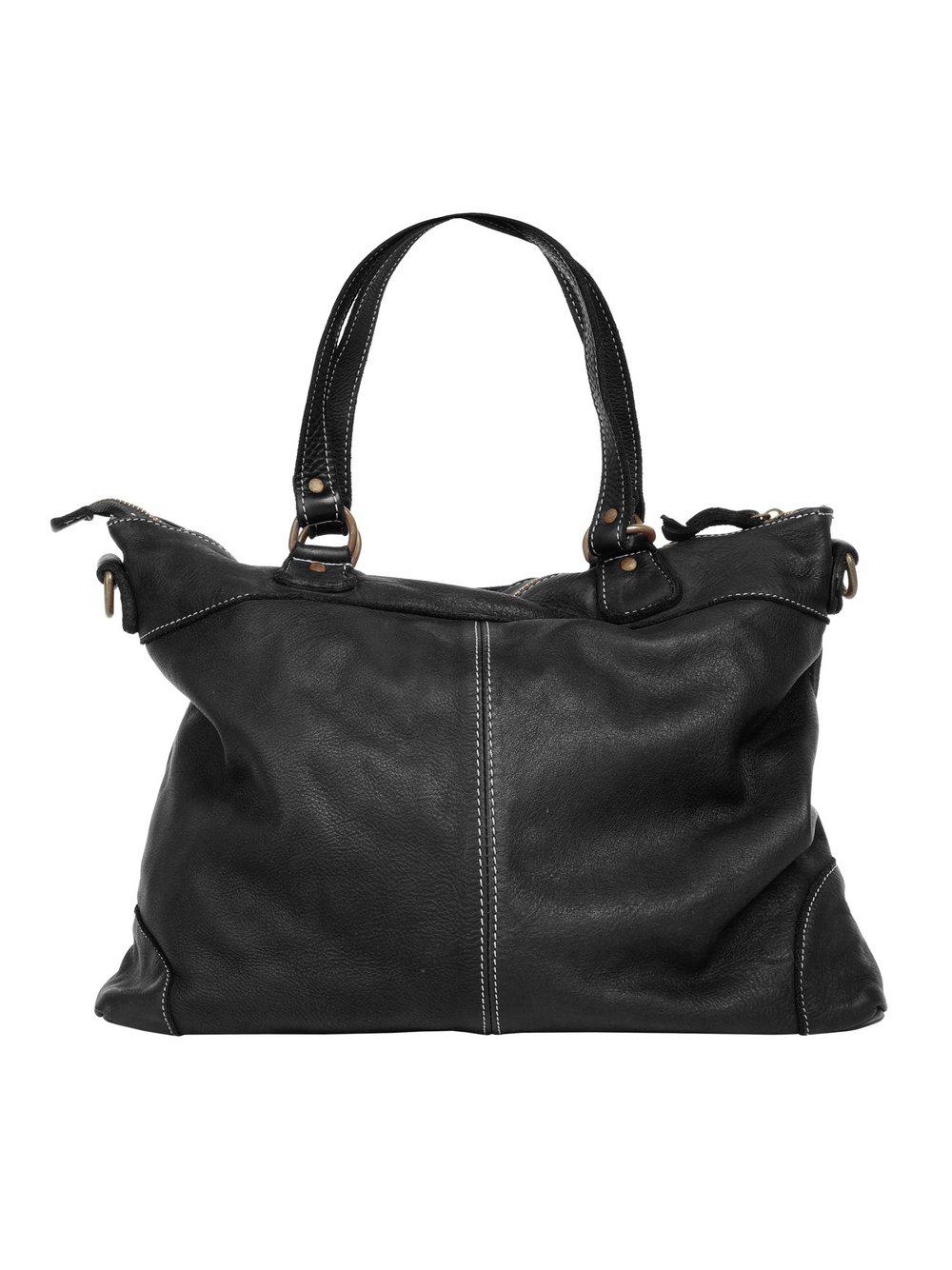 Cluty Shopper Damen Leder, schwarz von CLUTY