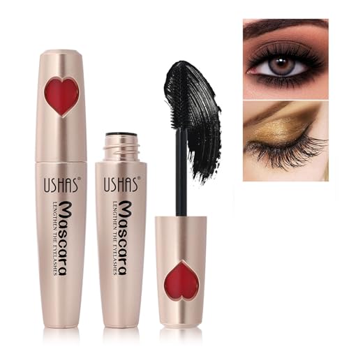 4D Silk Fiber Lash Love Mascara Waterproof Smudgeproof Thickening Mascara Black Thickening Lengthening Mascara von CLY AMS