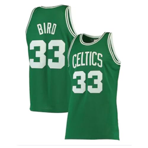 CLZWFZ Adult 0#7#33#77#Basketball Jersey Unisex Ärmellose Basketball Tank Top Sport Futter T-Shirt Tank Top,33# Green,L von CLZWFZ