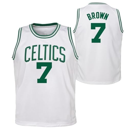 CLZWFZ Adult 0#7#33#77#Basketball Jersey Unisex Ärmellose Basketball Tank Top Sport Futter T-Shirt Tank Top,7# White,L von CLZWFZ