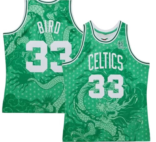 CLZWFZ Adult 12# 14# 23#23#24# 33# Basketball Jersey Unisex Ärmellose Basketball Tank Top Sport Futter T-Shirt Tank Top,33# Green,XL von CLZWFZ