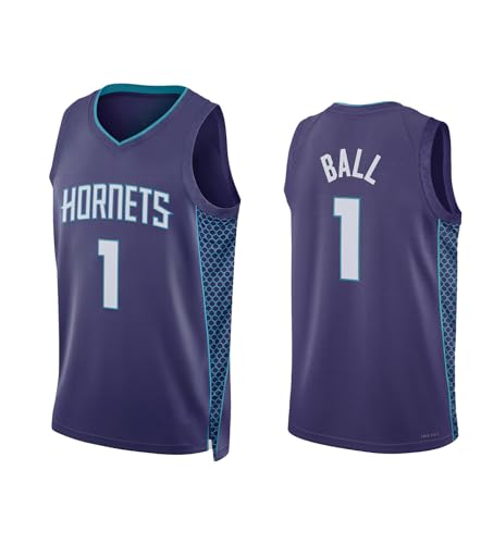 CLZWFZ Adult 77#11#10#3#23#1#12#30# Basketball Jersey Unisex Ärmellose Basketball Tank Top Sport Futter T-Shirt Tank Top,1# Purple,L von CLZWFZ