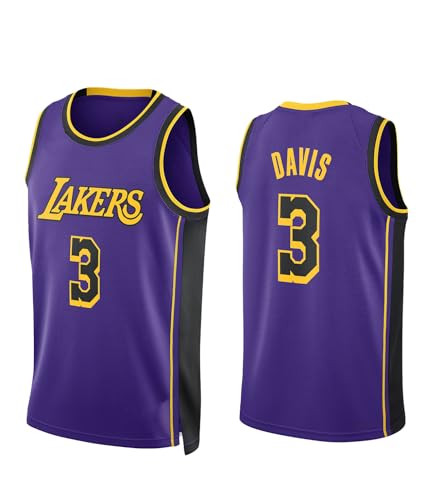 CLZWFZ Adult 77#11#10#3#23#1#12#30# Basketball Jersey Unisex Ärmellose Basketball Tank Top Sport Futter T-Shirt Tank Top,3# Purple,XL von CLZWFZ