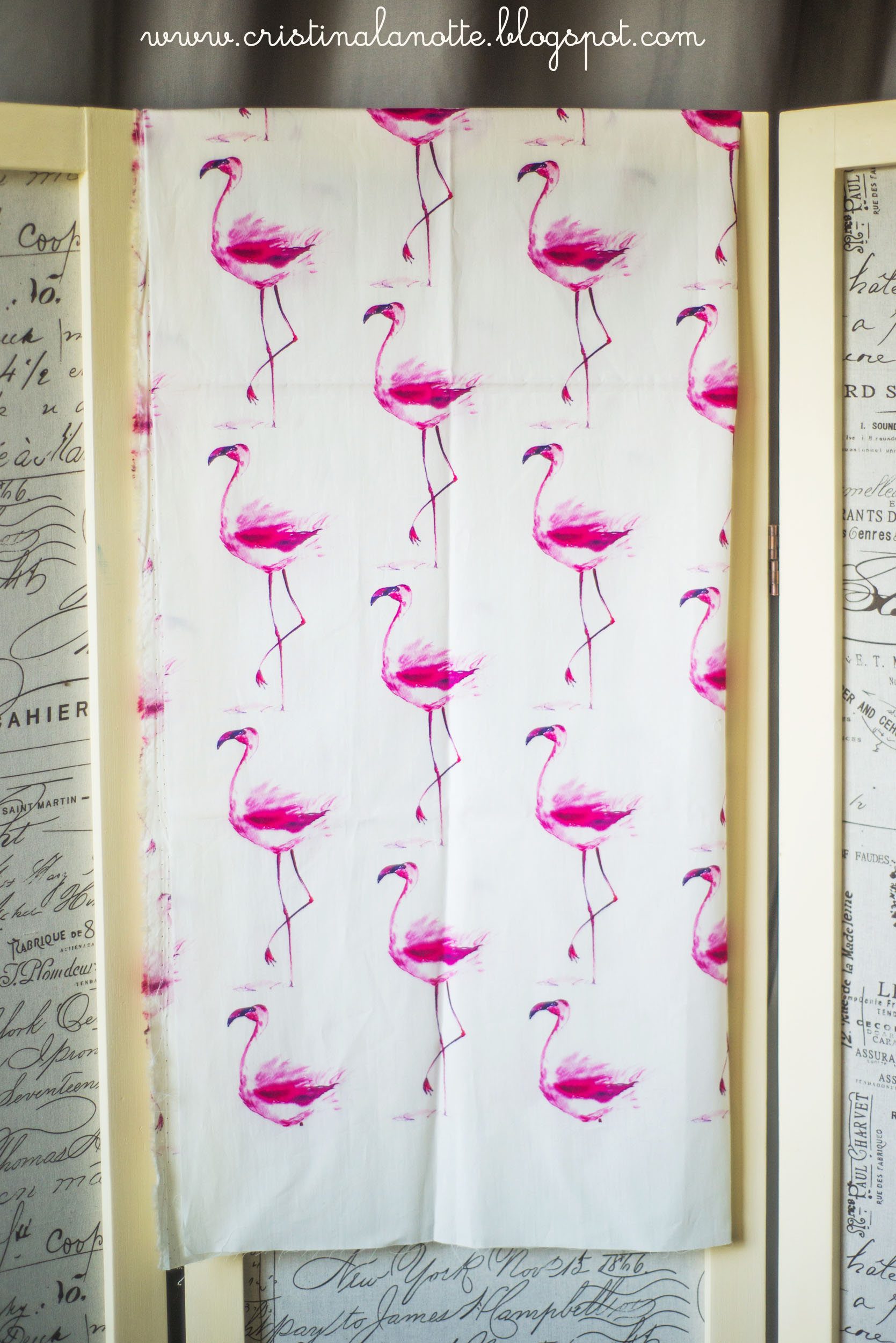 stoff Mit Flamingos Von Cl von CLanotteIllustrator