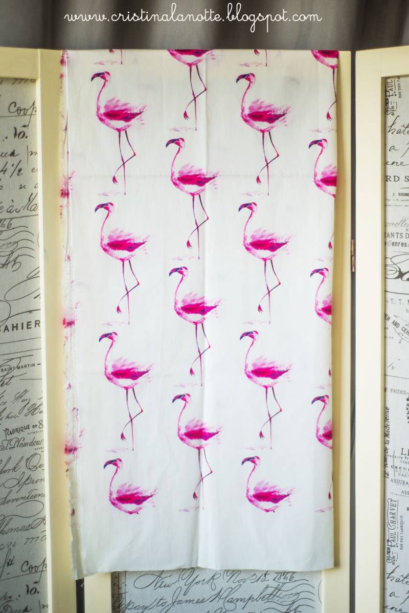 stoff Mit Flamingos Von Cl von CLanotteIllustrator