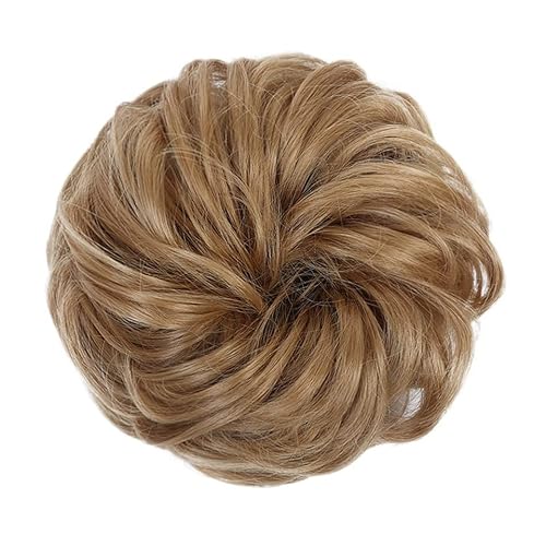 Bun Haarteile (1/2 Stück) Dutt-Pferdeschwanz-Haarverlängerungen for Frauen, Mädchen, Kinder, synthetische lockige Donut-Chignon-Haarteile, elastisches Haarband, Hochsteckfrisur, Chignon, flauschiges, von CLoxks