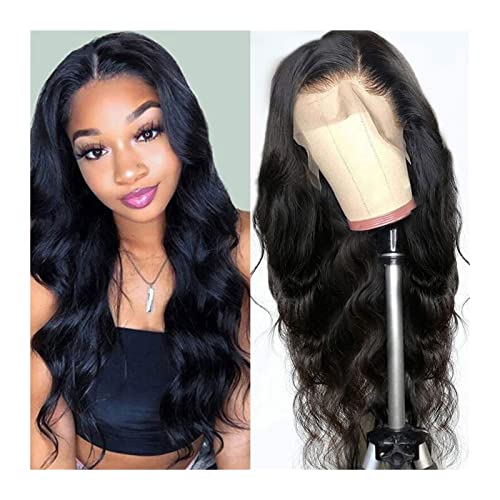 Damen Perücken 12-32 Zoll Spitze Front Menschliches Haar Perücken Körperwelle for Schwarze Frauen 13x4 Spitze Frontal Perücke Brasilianische Welle Spitze Verschluss Perücke 4x4 Spitze Perücke Beauty L von CLoxks