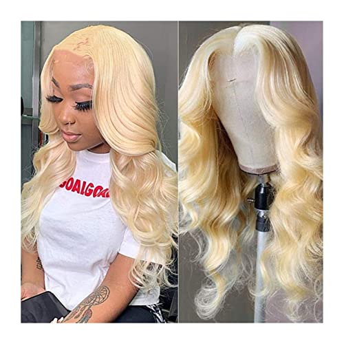 Damen Perücken 13x4 13x6 Spitze Vordere menschliche Haare Perücken Lange Welle 8-32 Zoll Blondine vorgeptet Glueless 4x4 Verschluss Perücke Lange Perücke 150% Dichte Beauty Ladieshair (Size : 150 4x4 von CLoxks