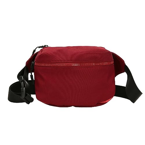 Hüfttaschen Brusttasche Vielseitige Kleine Tasche Damen Umhängetasche Freizeitsport Western Style Umhängetasche Rot von CLoxks