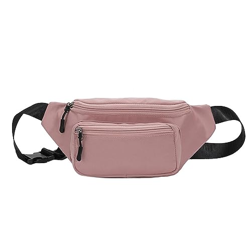 Hüfttaschen Gürteltasche Für Männer Und Frauen, Freizeit Jugend Brusttasche, Freizeit Outdoor Radfahren Handytasche, Sport Umhängetasche Rosa von CLoxks