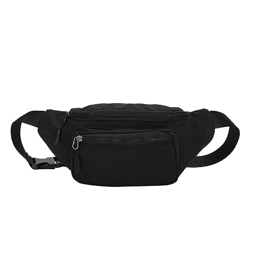 Hüfttaschen Herren Und Damen Hüfttasche, Freizeit Jugend Brusttasche, Freizeit Outdoor Radfahren Handytasche, Sport Umhängetasche Schwarz von CLoxks