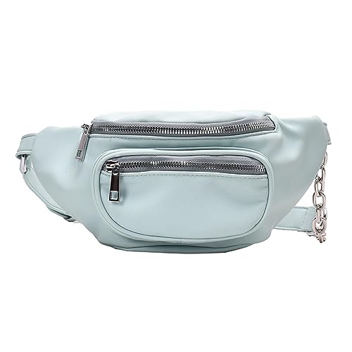 Hüfttaschen Mode Kleine Tasche Damenmode Vielseitige Mädchen Herz Umhängetasche Brusttasche Sport Hüfttasche Grün von CLoxks