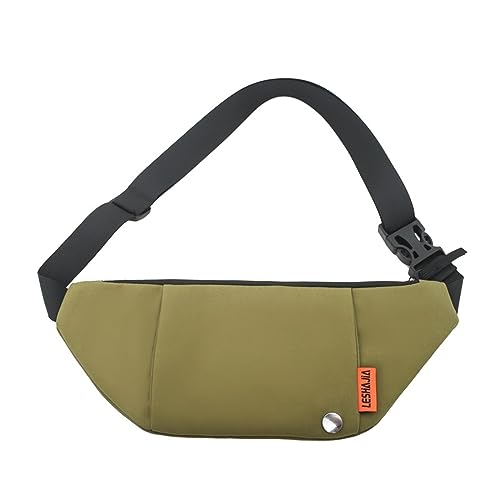 Hüfttaschen Mode Paar Brusttasche Einfache Taillentasche Einzelne Umhängetasche Damen Freizeitsport Umhängetasche Kleiner Rucksack Grün von CLoxks