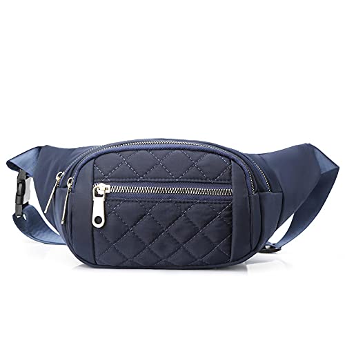 Hüfttaschen Modische Herren- Und Damen-Hüfttasche Besticktes Garn Einzelschulter-Umhängetasche Outdoor-Sport Multifunktions-Brusttasche Blau von CLoxks