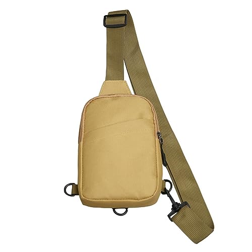 Hüfttaschen Modische Und Coole Umhängetasche Für Lässige Männer Und Frauen Liebhaber Handytasche, Gürteltasche Und Umhängetasche Khaki von CLoxks