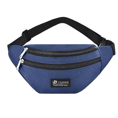 Hüfttaschen Multifunktionale Herren-Handy-Hüfttasche, Outdoor-Sport-Lauf-Brusttasche, Herren- Und Damenmode-Umhängetasche Blau von CLoxks