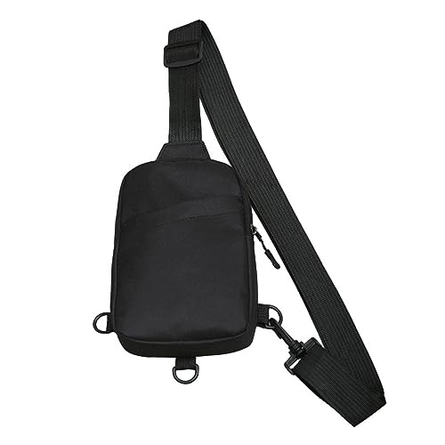 Hüfttaschen Sport-Brusttasche, Kleiner Rucksack Für Männer, Umhängetasche Für Mobiltelefone Für Frauen, Gürteltasche Für Mobiltelefone, Umhängetasche Für Mini-Mode Schwarz von CLoxks