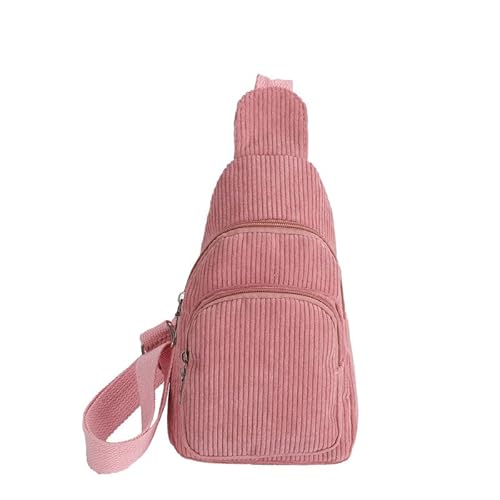 Hüfttaschen Tasche Damen Brusttasche Hüfttasche Lässige Leichte Umhängetasche Vielseitige Einfache Umhängetasche Rosa von CLoxks