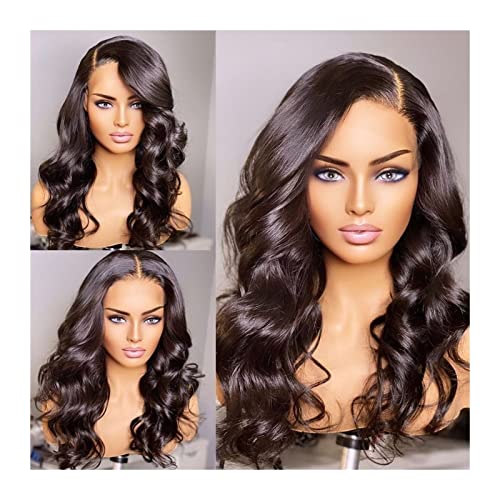 Perücke für Frauen 13x4 Körperwelle Lace Front Perücke Brazilian Lose Tiefwelle Perücke Glueless volle menschliche Haarperücken for Frauen 30 Zoll HD Spitze Frontal Perücke Human Hair Wig (Size : 180 von CLoxks