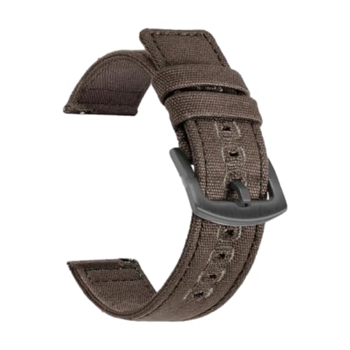 18/20/22 mm Uhrenarmband aus gewebtem Canvas, Schnellverschluss-Design, Ersatzarmband,20 mm von CLywdp