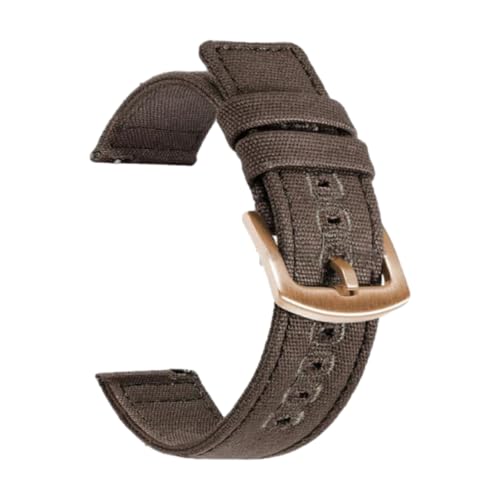 18/20/22 mm Uhrenarmband aus gewebtem Canvas, Schnellverschluss-Design, Ersatzarmband,20 mm von CLywdp