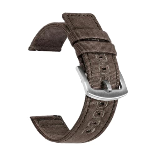 18/20/22 mm Uhrenarmband aus gewebtem Canvas, Schnellverschluss-Design, Ersatzarmband,20 mm von CLywdp
