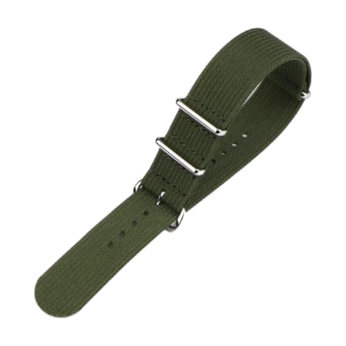CLywdp 16/18/19/20/22/22/24 mm Nylon-Uhrenarmband, Stoff-Ersatzarmband, Armbandzubehör,16 mm von CLywdp