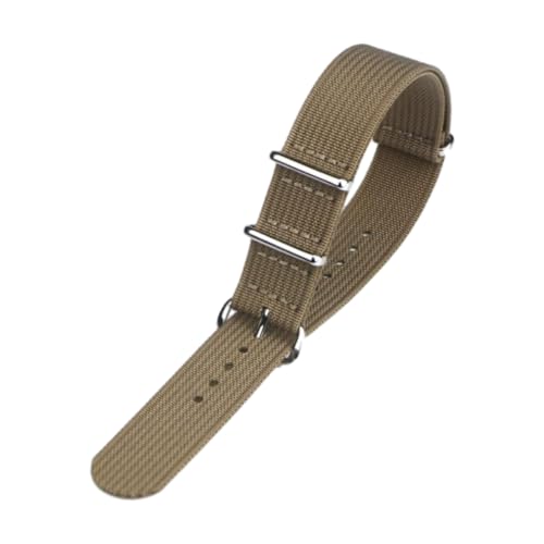 CLywdp 16/18/19/20/22/22/24 mm Nylon-Uhrenarmband, Stoff-Ersatzarmband, Armbandzubehör,19 mm von CLywdp