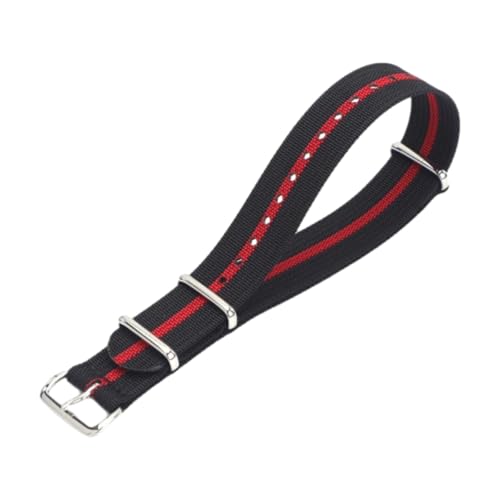 CLywdp 16/18/19/20/22/22/24 mm Nylon-Uhrenarmband, Stoff-Ersatzarmband, Armbandzubehör,22 mm von CLywdp