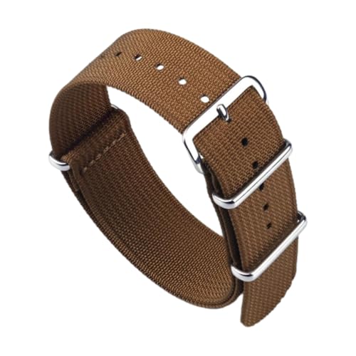 CLywdp 16/18/19/20/22/22/24 mm Uhrenarmband, geflochtenes Nylongewebe, Armbandzubehör,16 mm von CLywdp