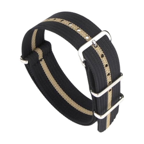 CLywdp 16/18/19/20/22/22/24 mm Uhrenarmband, geflochtenes Nylongewebe, Armbandzubehör,18 mm von CLywdp