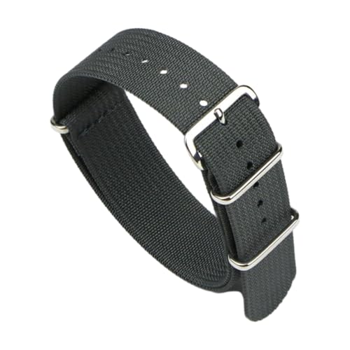CLywdp 16/18/19/20/22/22/24 mm Uhrenarmband, geflochtenes Nylongewebe, Armbandzubehör,18 mm von CLywdp