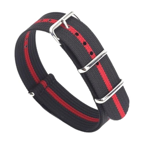 CLywdp 16/18/19/20/22/22/24 mm Uhrenarmband, geflochtenes Nylongewebe, Armbandzubehör,20 mm von CLywdp